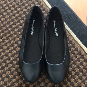American Eagle Outfitters Black Women's Slip-On Ballet Flats